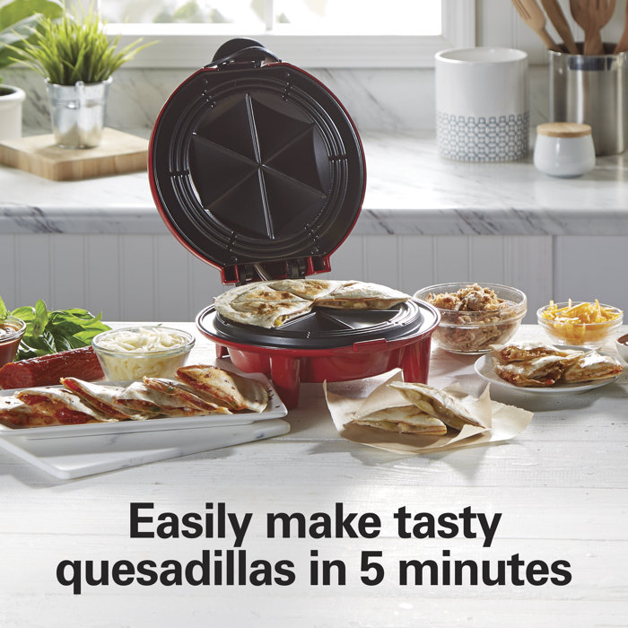 Hamilton Beach® Quesadilla Maker 8" Round Red & Reviews Wayfair